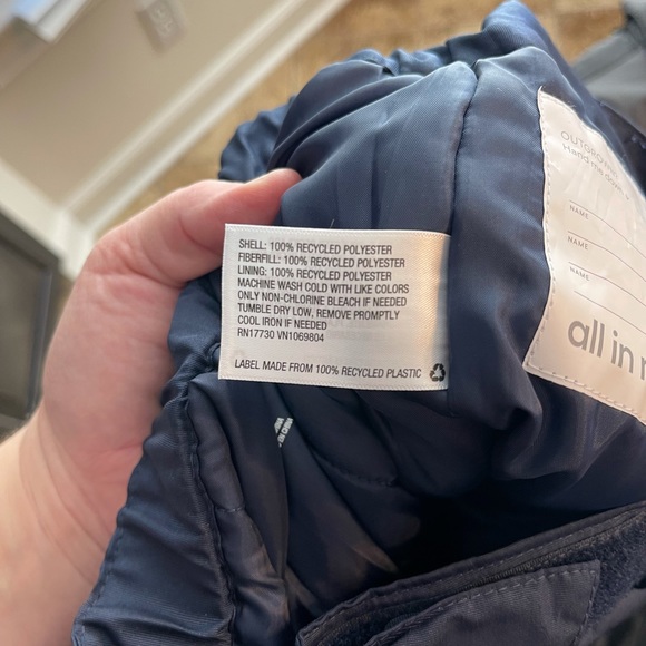 Kids Snow Pants - All in Motion - Size M (8-10) Navy Blue - Picture 6 of 7